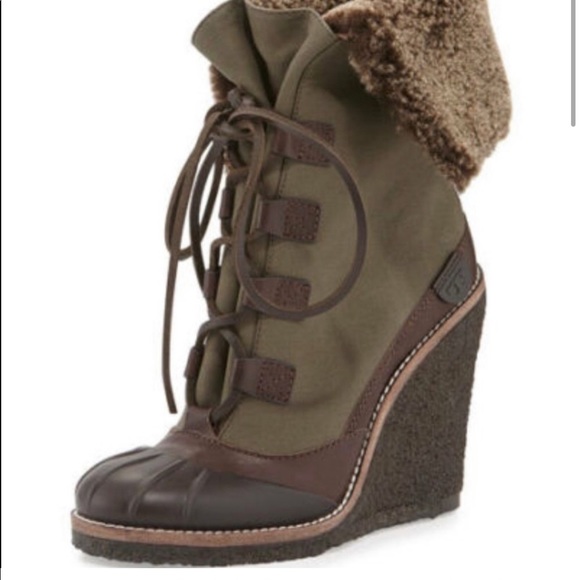Tory Burch Shoes - Tory Burch Fairfax Wedge Booties